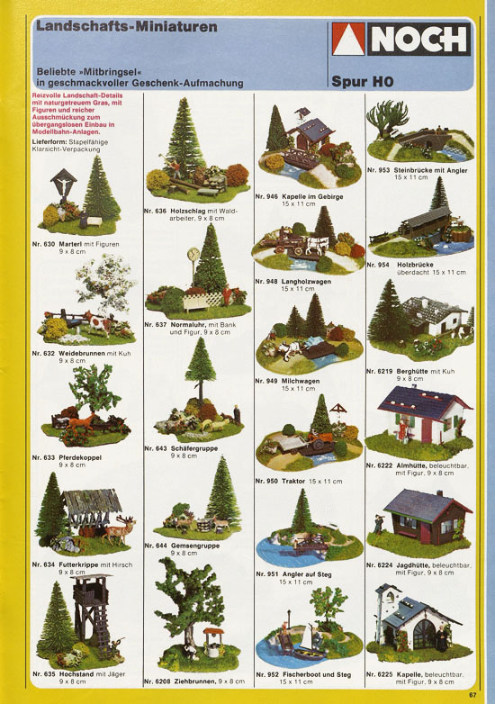 Seite 71 NOCH Katalog 1980
