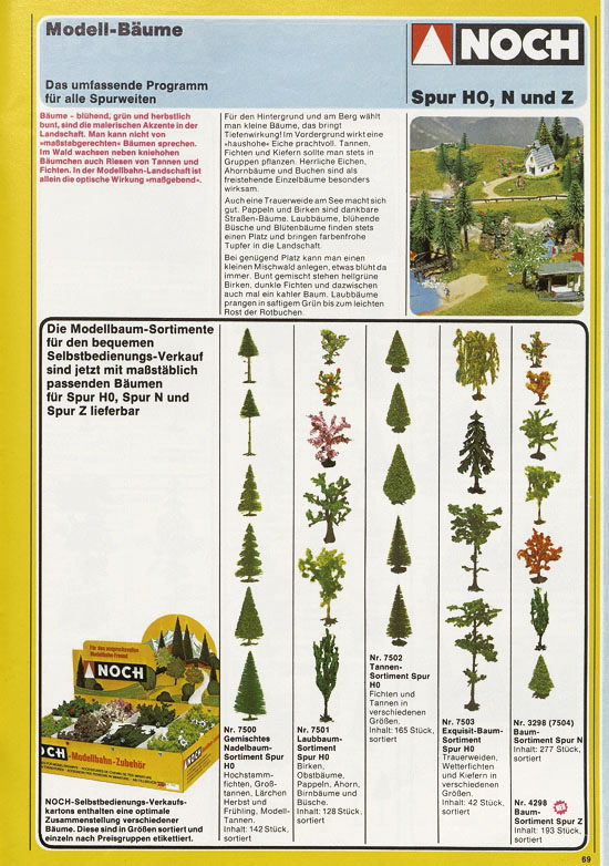 Seite 73 NOCH Katalog 1980