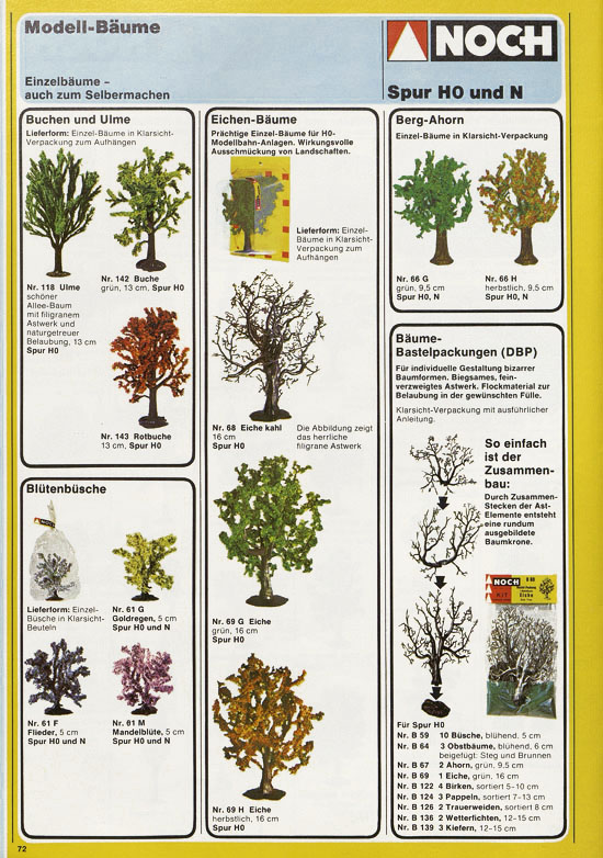 Seite 76 NOCH Katalog 1980