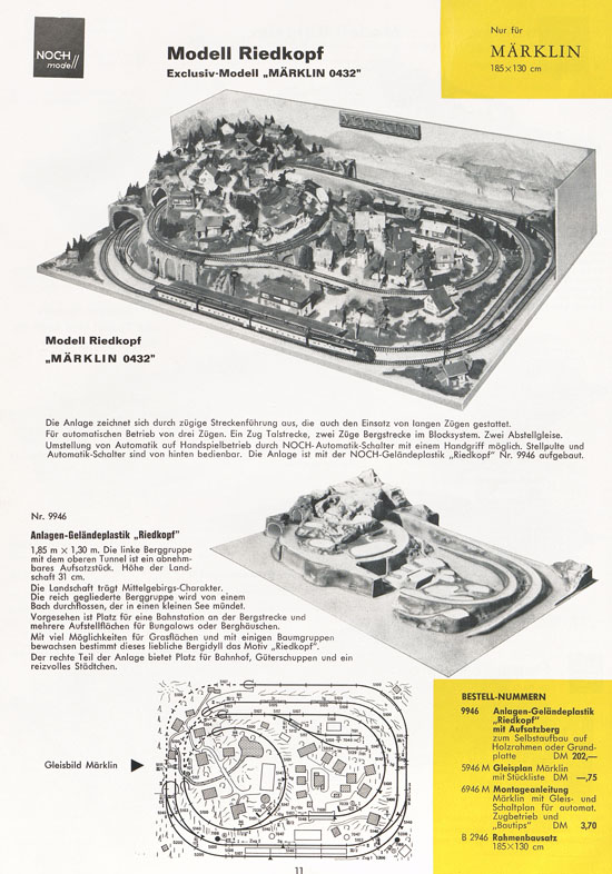 NOCH Hauptkatalog 1968