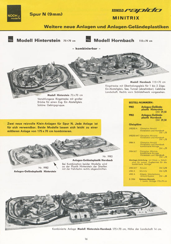 NOCH Hauptkatalog 1968