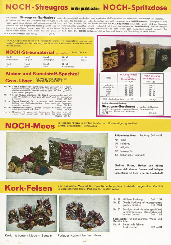 NOCH Hauptkatalog 1968