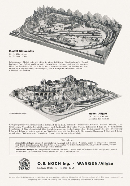 NOCH Neuheiten N 462 1962