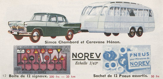 Norev catalogue 1959