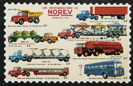 Seite 4 Norev catalogue 1966