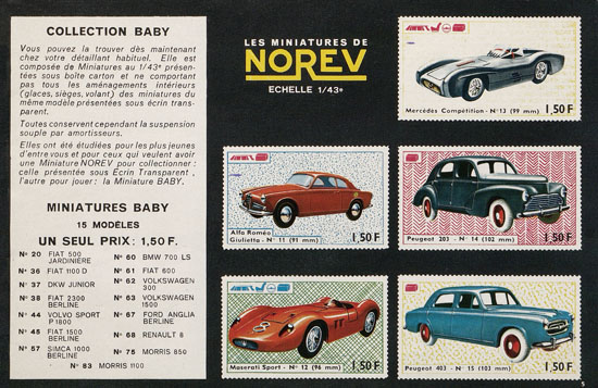 Seite 5 Norev catalogue 1966