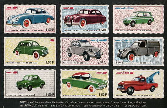 Seite 6 Norev catalogue 1966