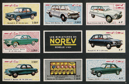 Norev catalogue 1966