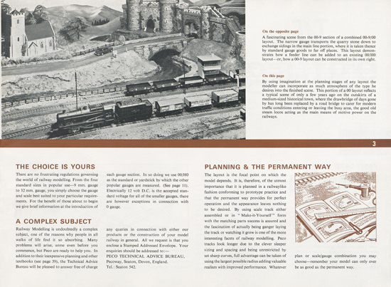 Peco Model Railway Products catalogue 1968