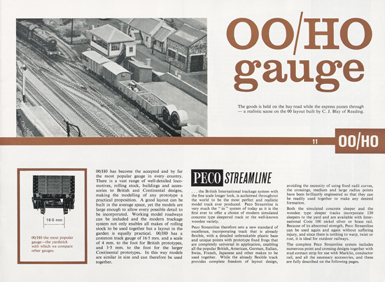 Peco Model Railway Products catalogue 1968