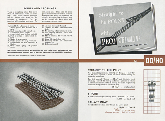 Peco Model Railway Products catalogue 1968