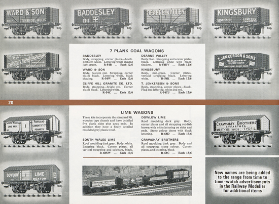 Peco Model Railway Products catalogue 1968