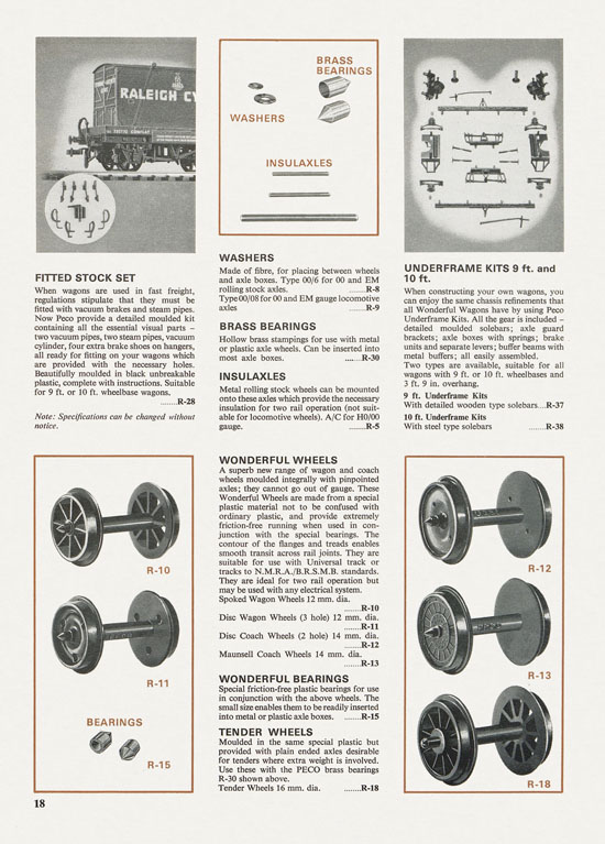 Peco Model Railway Products catalogue 1977