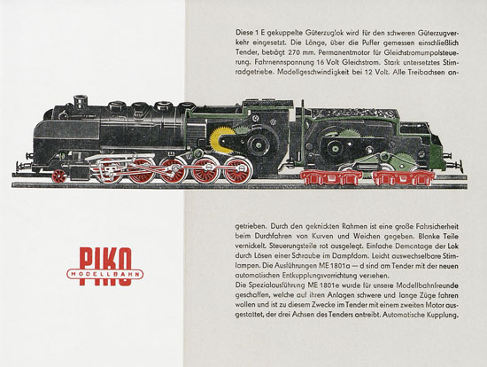 Piko Katalog 1957