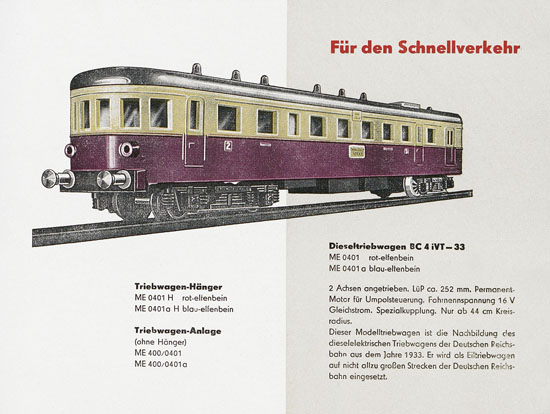 Piko Katalog 1957