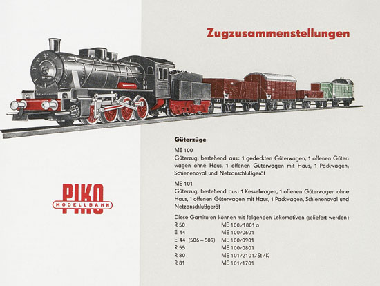 Piko Katalog 1957