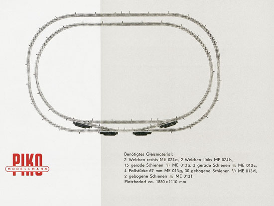 Piko Katalog 1957