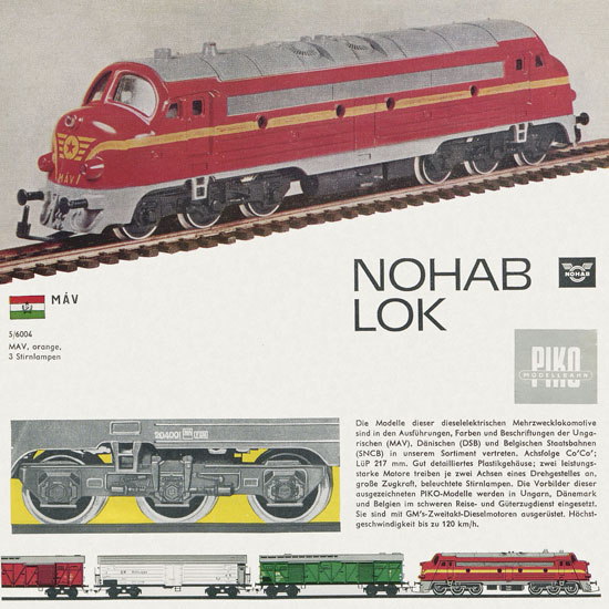 Piko Katalog 1967