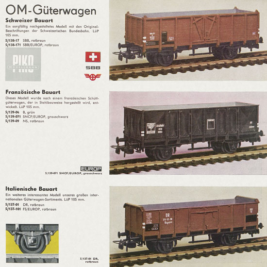 Piko Katalog 1967