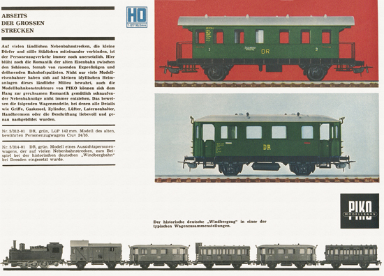 Piko-Modellbahn Katalog 1968-1969