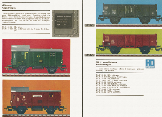 Piko-Modellbahn Katalog 1968-1969