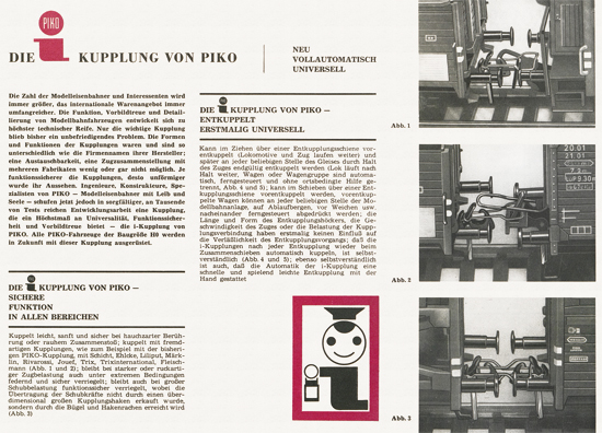 Piko-Modellbahn Katalog 1968-1969