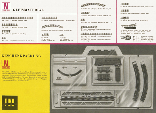 Piko-Modellbahn Katalog 1968-1969