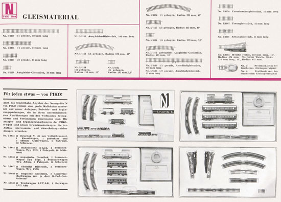 Piko Katalog 1970