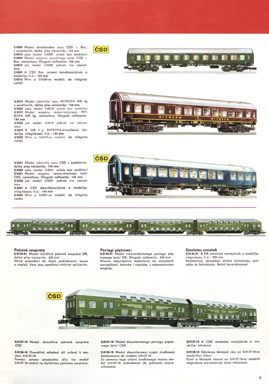 Piko Piko Modellbahn Katalog 1973-1974