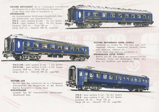 Pocher H0 Katalog 1958