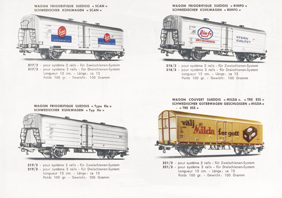 Pocher H0 Katalog 1960-1961