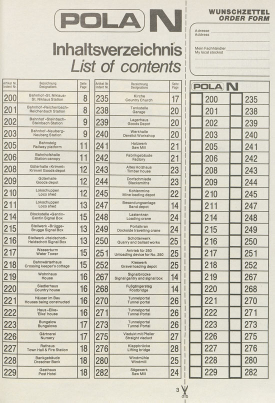 Seite 3 Pola Katalog 1978-1979