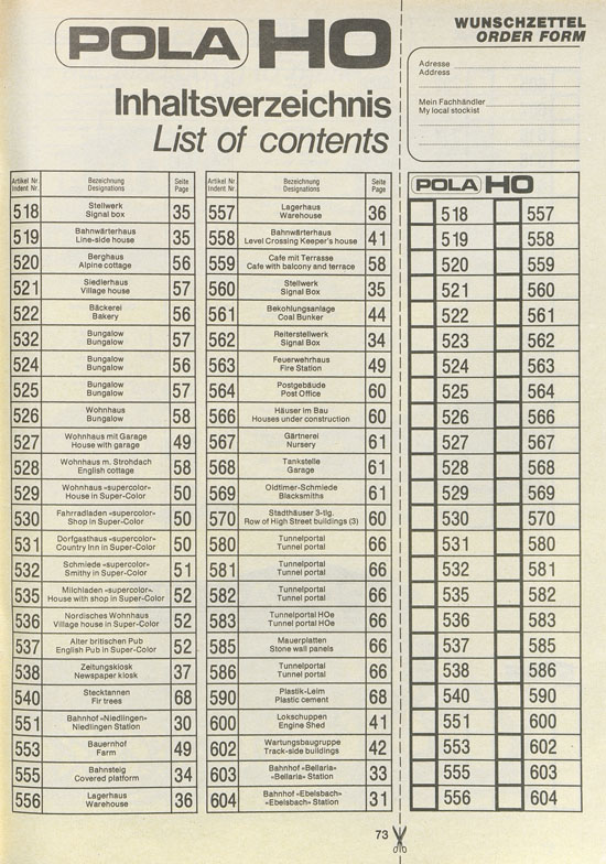 Seite 73 Pola Katalog 1978-1979