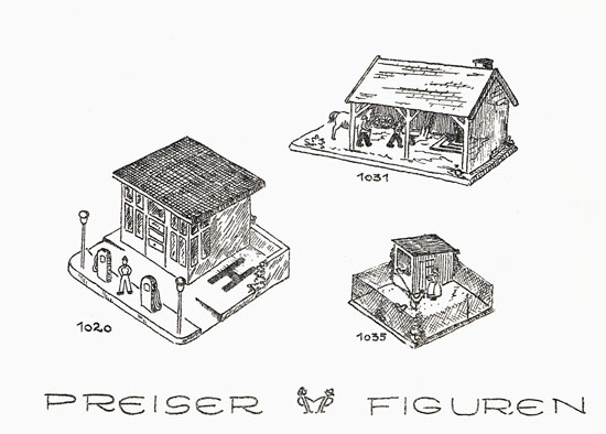 Preiser Katalog 1956