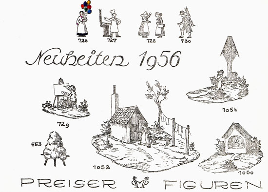 Preiser Katalog 1956