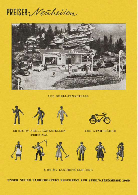Seite 7 Preiser Modellbahnzubehör Preisliste 1959/60
