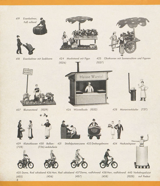 Seite 8 Preiser Hauptkatalog 1960