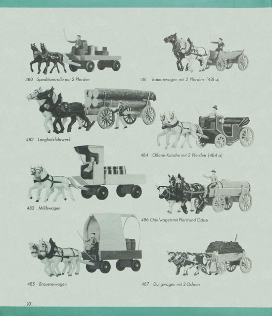 Seite 10 Preiser Hauptkatalog 1960