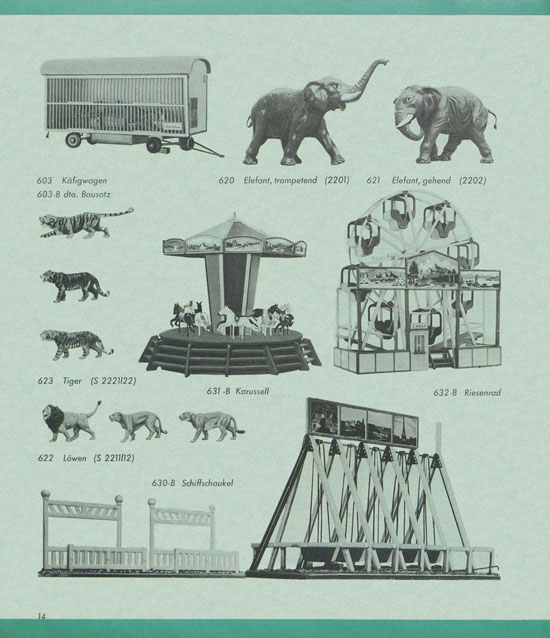 Seite 14 Preiser Hauptkatalog 1960