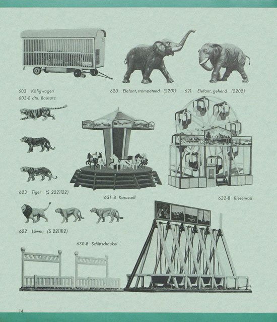 Preiser Hauptkatalog 1960