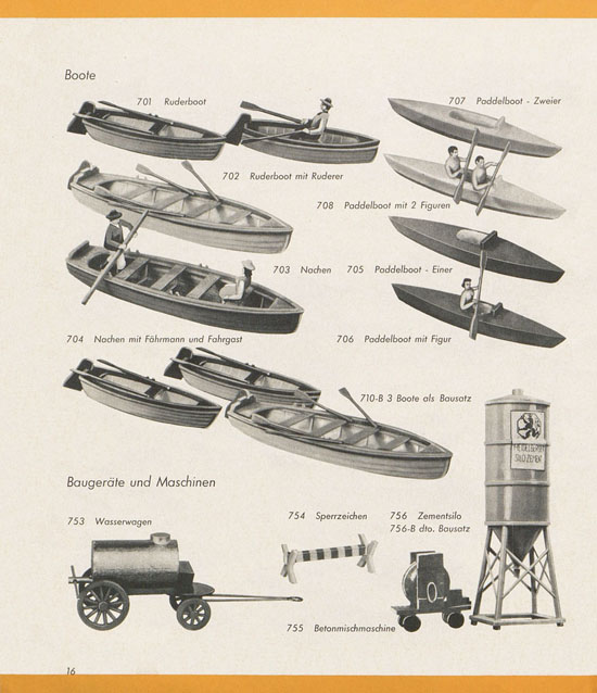 Seite 16 Preiser Hauptkatalog 1960