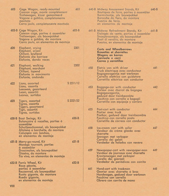 Seite 24 Preiser Hauptkatalog 1960