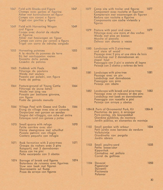 Seite 27 Preiser Hauptkatalog 1960