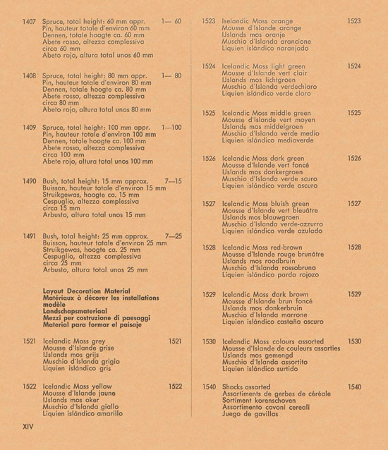 Seite 30 Preiser Hauptkatalog 1960
