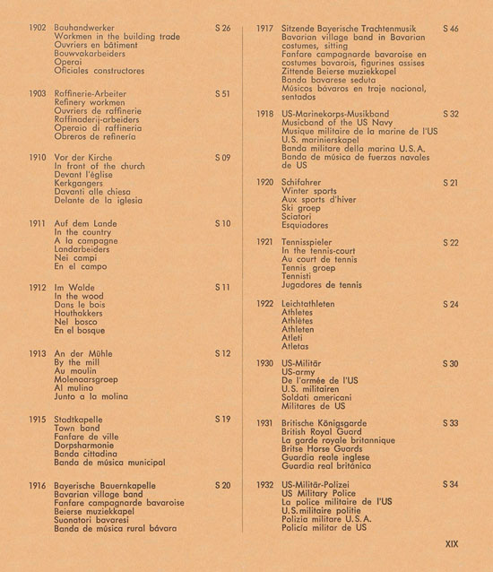 Seite 35 Preiser Hauptkatalog 1960