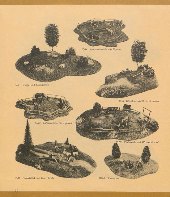 Seite 40 Preiser Hauptkatalog 1960