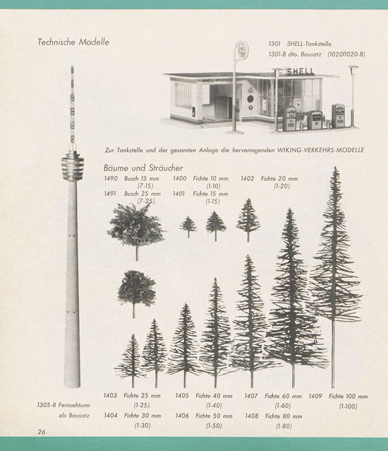 Preiser Hauptkatalog 1960