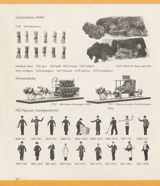 Seite 48 Preiser Hauptkatalog 1960