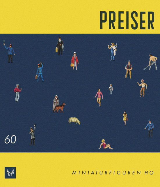 Preiser Miniaturfiguren H0 1960