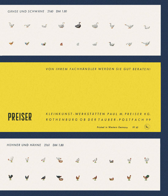 Seite 6 Preiser Miniaturfiguren H0 1960